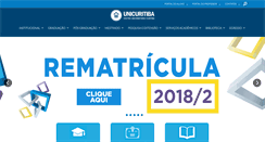Desktop Screenshot of faculdadescuritiba.br